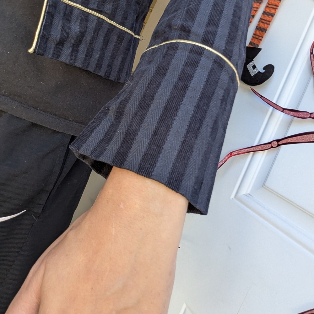 Minimi Jacket Black Striped Double Breasted - Picture 12 of 12